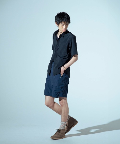 NANGA(ナンガ)の「【直営店限定】ナイロンタッサー S/S デイリーシャツ/NYLON TUSSER S/S DAILY SHIRT(シャツ/ブラウス・メンズ・ブラック/ネイビー/カーキ・S/M/L/XL)」の4枚目の写真