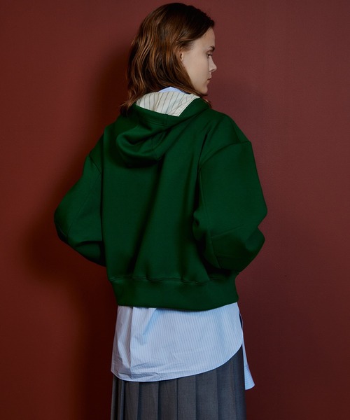 MAISON SPECIAL(メゾンスペシャル)の「Cardboard Hoodie/ダンボールパーカー(パーカー・レディース・グレー/グリーン/ブラック・FREE)」の22枚目の写真