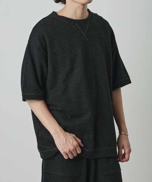 COLONY 2139(コロニートゥーワンスリーナイン)の「ネップリラックス半袖TEE(Tシャツ/カットソー・メンズ・アイボリー/ブラック・LARGE/MEDIUM)」の14枚目の写真