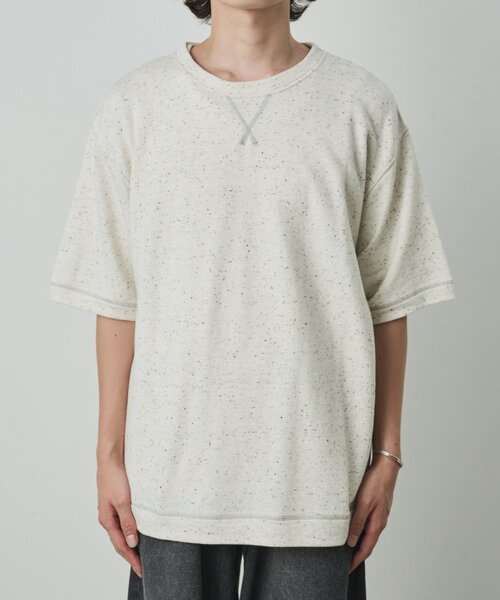 COLONY 2139(コロニートゥーワンスリーナイン)の「ネップリラックス半袖TEE(Tシャツ/カットソー・メンズ・アイボリー/ブラック・LARGE/MEDIUM)」の19枚目の写真