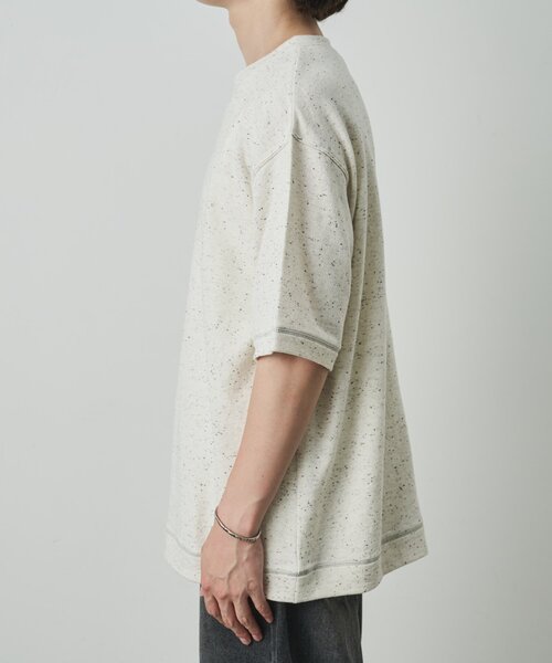 COLONY 2139(コロニートゥーワンスリーナイン)の「ネップリラックス半袖TEE(Tシャツ/カットソー・メンズ・アイボリー/ブラック・LARGE/MEDIUM)」の20枚目の写真