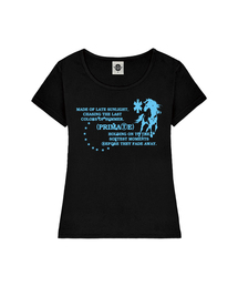 FADE レディース Uネック スリムフィット 半袖Tシャツ 6 COLORS