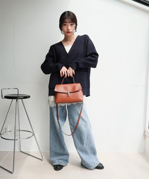 MIAN (ミアン)の「2wayショルダーバッグ(ショルダーバッグ・レディース・アイボリー/ブラウン/ブラック/ボルドー・FREE)」の17枚目の写真