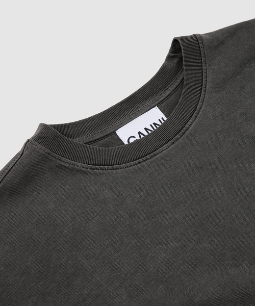 GANNI（ガニー）の「Heavy cotton Jersey Embroidery Anglais（Tシャツ/カットソー・レディース・その他1・S/M）」の3枚目の写真