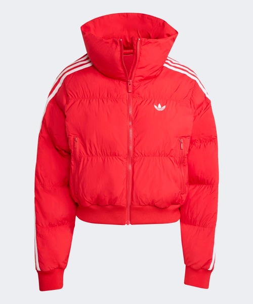 adidas(アディダス)の「アディカラー クロップド合成ダウン パファー / アディダスオリジナルス adidas Originals(ダウンジャケット/コート・レディース・レッド・XX-LARGE/3XL/LARGE/MEDIUM/SMALL/X-LARGE/X-SMALL)」の6枚目の写真