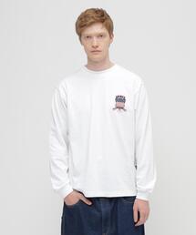 SIGNATURE VARSITY LOGO LONGSLEEVE T-SHIRT / シグネチャーバーシティー ロゴ 長袖Tシャツ / AVIREX / アヴィレックス