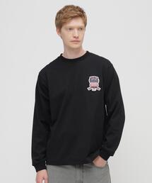 SIGNATURE VARSITY LOGO LONGSLEEVE T-SHIRT / シグネチャーバーシティー ロゴ 長袖Tシャツ / AVIREX / アヴィレックス