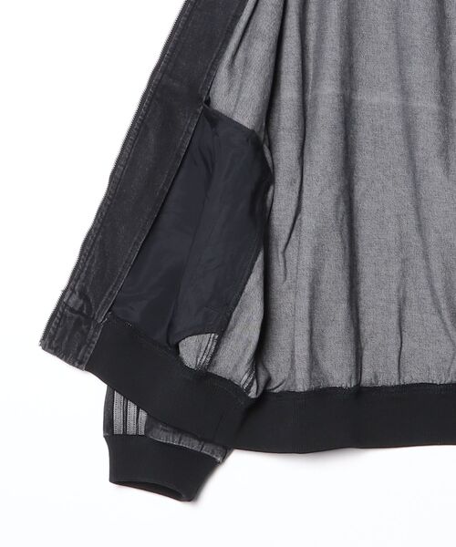 adidas（アディダス）の「SST アディカラー デニム トラックトップ（ジャージ） / アディダスオリジナルス adidas Originals（デニムジャケット・メンズ・ブラック・3XL/X-SMALL/SMALL/MEDIUM/LARGE/X-LARGE/XX-LARGE）」の13枚目の写真
