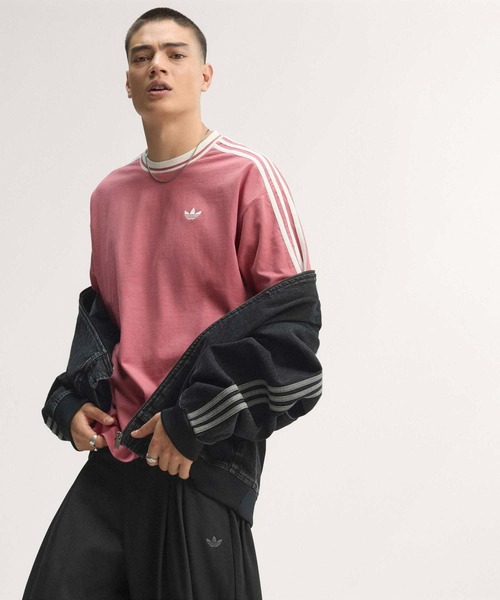 adidas（アディダス）の「SST アディカラー デニム トラックトップ（ジャージ） / アディダスオリジナルス adidas Originals（デニムジャケット・メンズ・ブラック・3XL/X-SMALL/SMALL/MEDIUM/LARGE/X-LARGE/XX-LARGE）」の6枚目の写真