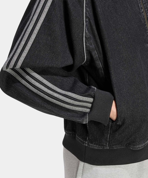adidas（アディダス）の「SST アディカラー デニム トラックトップ（ジャージ） / アディダスオリジナルス adidas Originals（デニムジャケット・メンズ・ブラック・3XL/X-SMALL/SMALL/MEDIUM/LARGE/X-LARGE/XX-LARGE）」の10枚目の写真