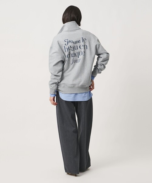NOMADIS（ノマディス）の「【別注】＜NOMADIS＞ハーフジップ スウェット ‐united LOVE project 2026（Tシャツ/カットソー・レディース・レッド/グレー系・-）」の7枚目の写真