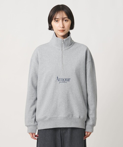 NOMADIS（ノマディス）の「【別注】＜NOMADIS＞ハーフジップ スウェット ‐united LOVE project 2026（Tシャツ/カットソー・レディース・レッド/グレー系・-）」の14枚目の写真