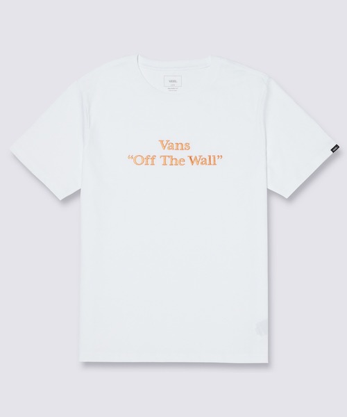 VANS(バンズ)の「スローガン エンブロイダリー Tシャツ / SLOGAN GFX TEE White VN000GRZWHT1(Tシャツ/カットソー・メンズ・ホワイト・SMALL/MEDIUM/LARGE)」の1枚目の写真