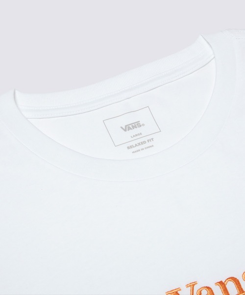 VANS(バンズ)の「スローガン エンブロイダリー Tシャツ / SLOGAN GFX TEE White VN000GRZWHT1(Tシャツ/カットソー・メンズ・ホワイト・SMALL/MEDIUM/LARGE)」の4枚目の写真