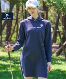 adabat | 【ADABAT NAVY】長袖フーディワンピース(ワンピース)