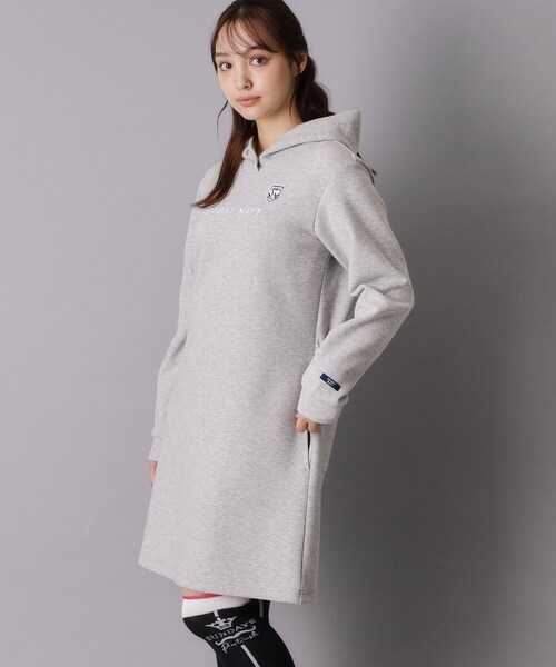 adabat(アダバット)の「【ADABAT NAVY】長袖フーディワンピース(ワンピース・レディース・グレー/ネイビー・42/40/38)」の21枚目の写真