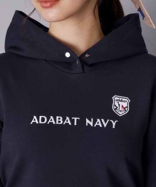adabat(アダバット)の「【ADABAT NAVY】長袖フーディワンピース(ワンピース・レディース・グレー/ネイビー・42/40/38)」の9枚目の写真