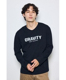 ロゴプリントロンT 秋服 冬服 Tシャツ 長袖