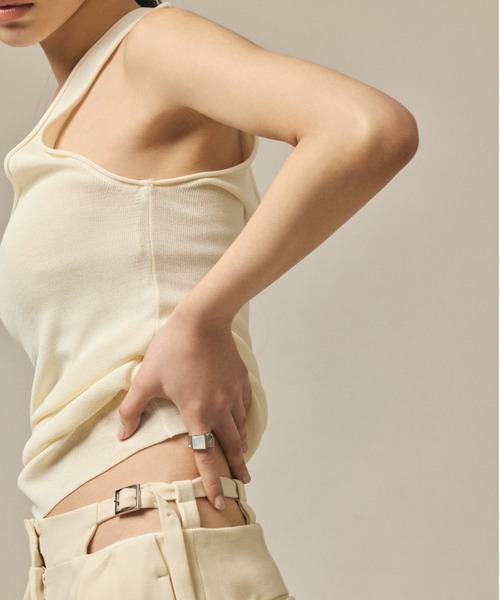ciite' surgical stainless(シーテサージカルステンレス)の「【金属アレルギー対応】nuance stone ring ニュアンス ストーンリング サージカルステンレス(リング・レディース・ゴールド/シルバー・9号/13号/11号/15号/17号)」の3枚目の写真