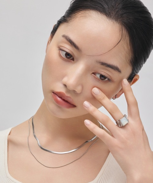 ciite' surgical stainless(シーテサージカルステンレス)の「【金属アレルギー対応】nuance stone ring ニュアンス ストーンリング サージカルステンレス(リング・レディース・ゴールド/シルバー・9号/13号/11号/15号/17号)」の14枚目の写真