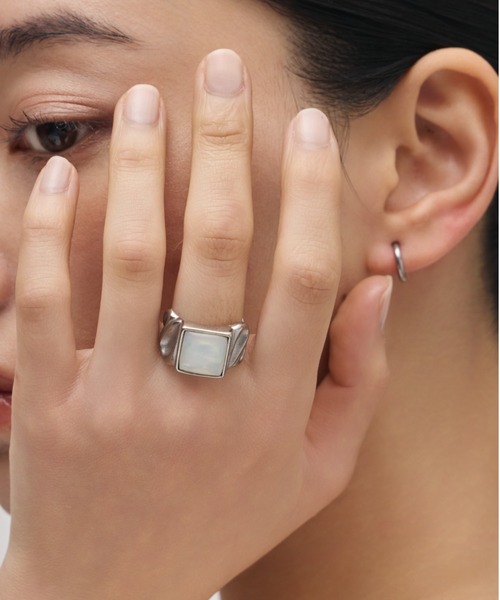 ciite' surgical stainless(シーテサージカルステンレス)の「【金属アレルギー対応】nuance stone ring ニュアンス ストーンリング サージカルステンレス(リング・レディース・ゴールド/シルバー・9号/13号/11号/15号/17号)」の19枚目の写真