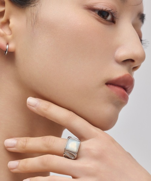 ciite' surgical stainless(シーテサージカルステンレス)の「【金属アレルギー対応】nuance stone ring ニュアンス ストーンリング サージカルステンレス(リング・レディース・ゴールド/シルバー・9号/13号/11号/15号/17号)」の21枚目の写真