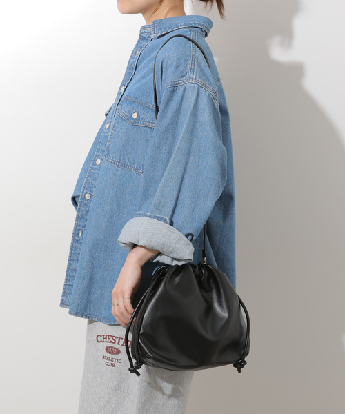 VELETTO(ベレット)の「【VELETTO/ヴェレット】 キンチャクBAG(クラッチバッグ・レディース・ブラック/ブラウン/アイボリー・FREE)」の22枚目の写真
