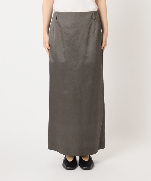 CITYSHOP（シティーショップ）の「PIGMENT SATIN スカート（スカート・レディース・ブラック・38/36）」の6枚目の写真