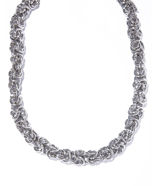 IRIS47(イリスフォーセブン)の「【IRIS 47】weave necklace/ウィーヴ ネックレス ボリューム チェーン(ネックレス・レディース・シルバー/ゴールド・FREE)」の5枚目の写真