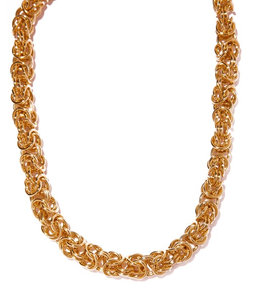 IRIS47(イリスフォーセブン)の「【IRIS 47】weave necklace/ウィーヴ ネックレス ボリューム チェーン(ネックレス・レディース・シルバー/ゴールド・FREE)」の8枚目の写真