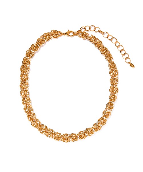 IRIS47(イリスフォーセブン)の「【IRIS 47】weave necklace/ウィーヴ ネックレス ボリューム チェーン(ネックレス・レディース・シルバー/ゴールド・FREE)」の9枚目の写真