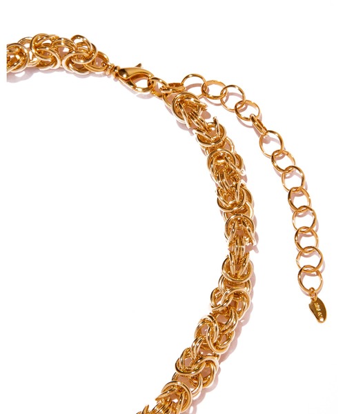 IRIS47(イリスフォーセブン)の「【IRIS 47】weave necklace/ウィーヴ ネックレス ボリューム チェーン(ネックレス・レディース・シルバー/ゴールド・FREE)」の10枚目の写真