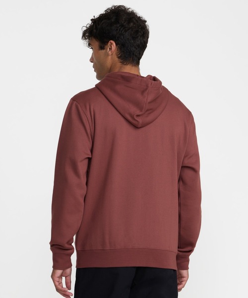 RVCA(ルーカ)の「RVCA メンズ HORTON ANP パーカー 【2026年秋冬モデル】/ルーカジップアップフーディー(パーカー・メンズ・バーガンディー/ブラック・SMALL/MEDIUM/LARGE/X-LARGE)」の4枚目の写真