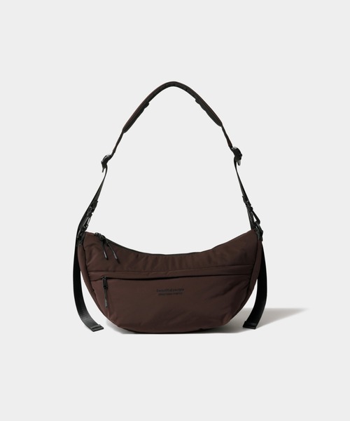 beautiful people(ビューティフルピープル)の「pertex & boa shoulder bag(ショルダーバッグ・レディース・ボルドー/ブラック・FREE)」の9枚目の写真