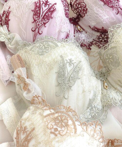 Risa Magli（リサマリ）の「シャノン ブラジャー （D－F） ＜S Make Type＞（ブラジャー・レディース・ボルドー/ゴールド/グリーン・D80/E65/E70/E75/E80/F65/F70/F75/F80/D75/D70/D65）」の21枚目の写真