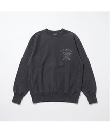 HOUSTON ピグメントリバーススウェット(ARMY)