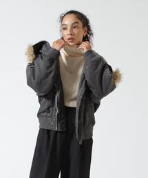 FR(13)NDS（フレンズ）の「FR(13)NDS フレンズ WOMENS ASUTEX NYLON TWILL N2B（ナイロンジャケット）」