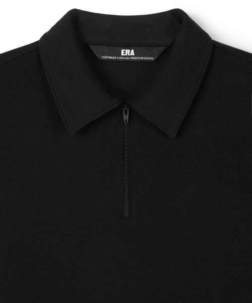 ERA(エラ)の「ウィメンズ ERA スリム ハーフジップ長袖 - ブラック(ポロシャツ・レディース・その他・SMALL/MEDIUM)」の8枚目の写真