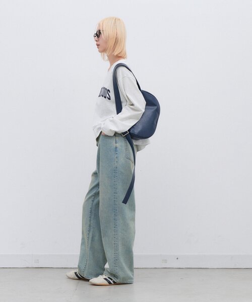 CIAOPANIC TYPY（チャオパニックティピー）の「∴ふんわりタッチカレッジロゴTee（Tシャツ/カットソー・レディース・ホワイト/オフホワイト/グリーン・ONE SIZE）」の13枚目の写真