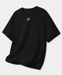 FLYQ（フライク）の「[FLYQ] FLYQ シンボルロゴプリント半袖Tシャツ/ BLACK（Tシャツ/カットソー）」