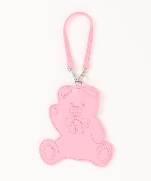 くま⭐︎タグ付き新品未使用シンゾーンPANEL BORDERTOP ピンク BD】【little sunny bite】 bear card charm（キーホルダー）｜Little