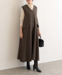 WEB限定》ドットカラーレスシャツワンピース（ワンピース）｜BEARDSLEY