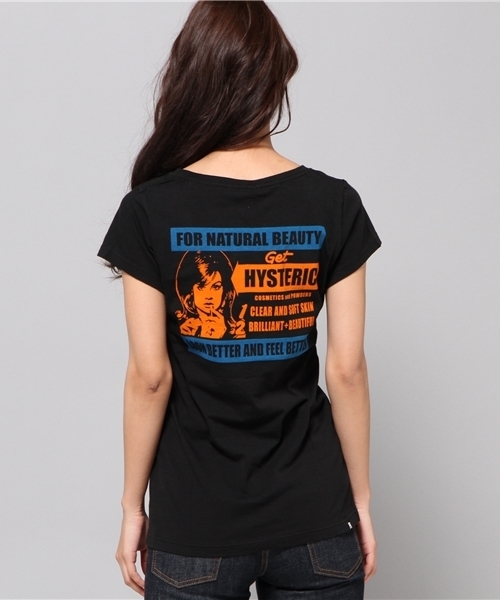HYSTERIC GLAMOUR（ヒステリックグラマー）の「NATURAL BEAUTY pt ポケ付T-SH（Tシャツ/カットソー・レディース・ホワイト/グリーン/ブラック・FREE）」の13枚目の写真