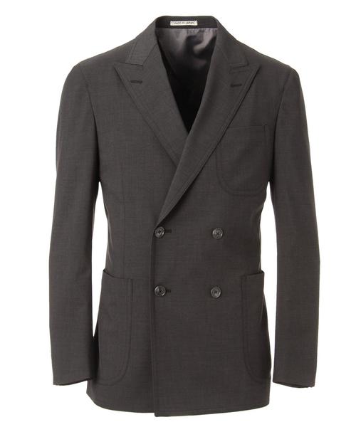 S/DOUBLE (エスダブル)の「S/DOUBLE(エスダブル)STRH TRO SUIT(セットアップ・メンズ・ダークグレー/ネイビー・LARGE/MEDIUM)」の8枚目の写真