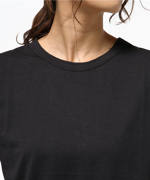 MOUSSY（マウジー）の「HALF SLEEVE TEE J（Tシャツ/カットソー・レディース・ホワイト/ライトブラック/レッド/ベージュ・FREE）」の8枚目の写真