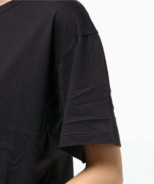 MOUSSY（マウジー）の「HALF SLEEVE TEE J（Tシャツ/カットソー・レディース・ホワイト/ライトブラック/レッド/ベージュ・FREE）」の10枚目の写真