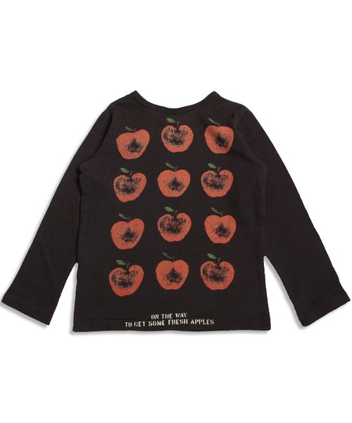 BREEZE（ブリーズ）の「チュール重ねTシャツ（Tシャツ/カットソー・キッズ・オフホワイト/ブラック・130/110/95/100/120/90/140/80）」の3枚目の写真