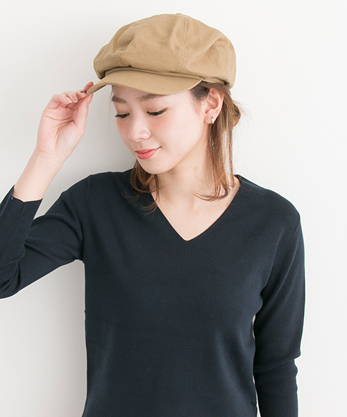 URBAN RESEARCH（アーバンリサーチ）の「 UR ボリュームキャスケット（キャスケット・レディース・ベージュ/ブラック・FREE）」の9枚目の写真