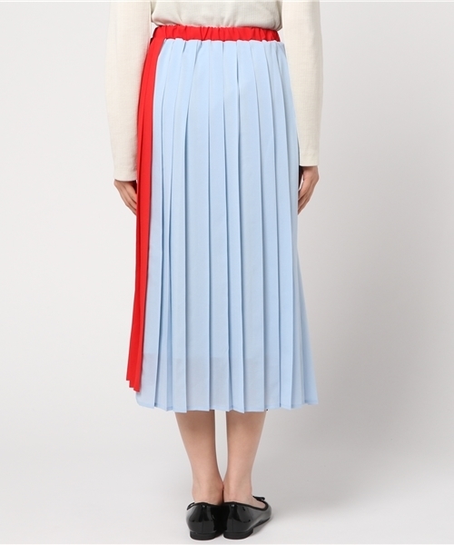 POU DOU DOU（プードゥドゥ）の「配色プリーツスカート（スカート・レディース・イエロー/ピンク/ブルー・3）」の7枚目の写真