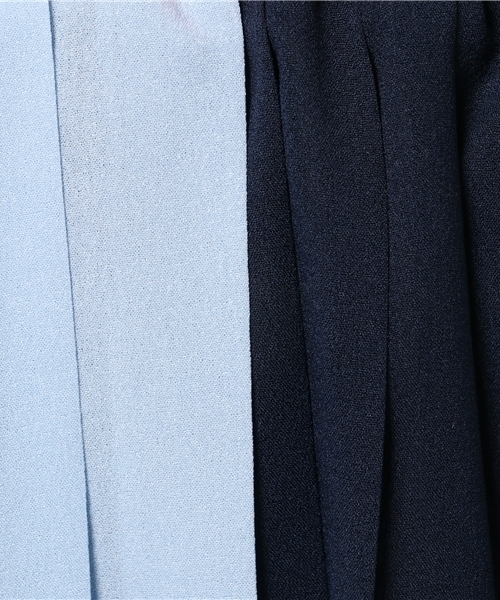 POU DOU DOU（プードゥドゥ）の「配色プリーツスカート（スカート・レディース・イエロー/ピンク/ブルー・3）」の11枚目の写真